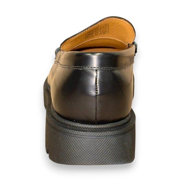 BOSS Denory Men's Black Leather Loafers US 9 (UK 8 EU 42) MSRP $318 - Picture 3 of 4